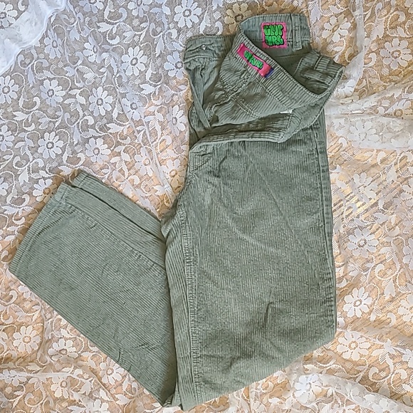 Empyre courduroy size 0 womens green - Picture 1 of 9